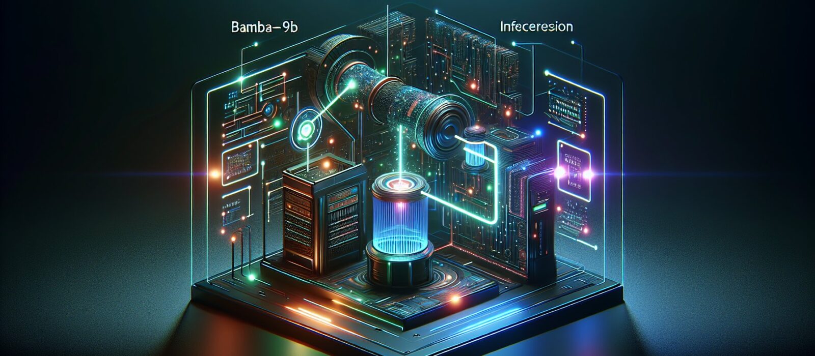 Bamba-9B : Efficacité en inférence avec le modèle hybride Mamba2