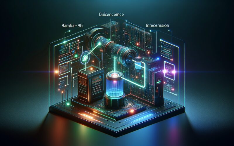 Bamba-9B : Efficacité en inférence avec le modèle hybride Mamba2