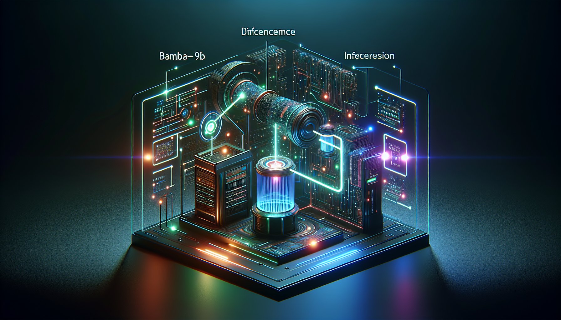 Bamba-9B : Efficacité en inférence avec le modèle hybride Mamba2