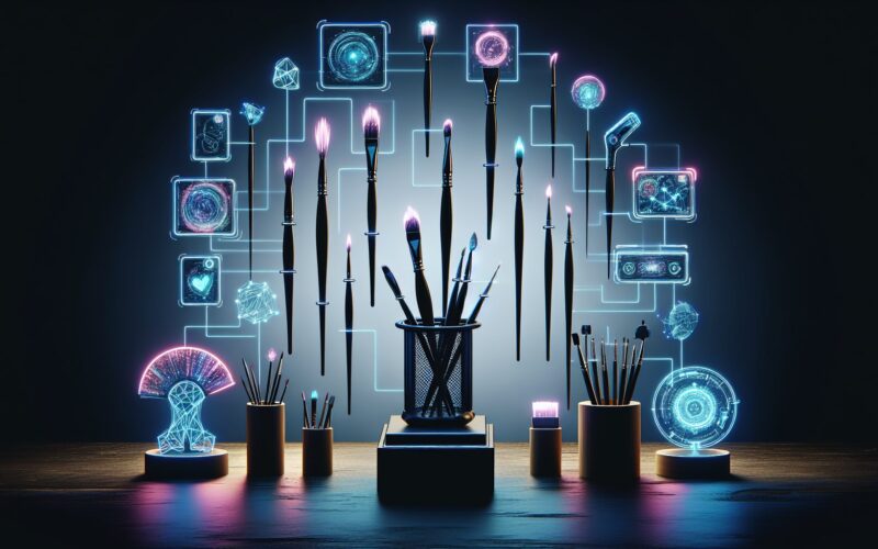 L&rsquo;évolution des outils IA pour l&rsquo;art en 2024 et perspectives 2025