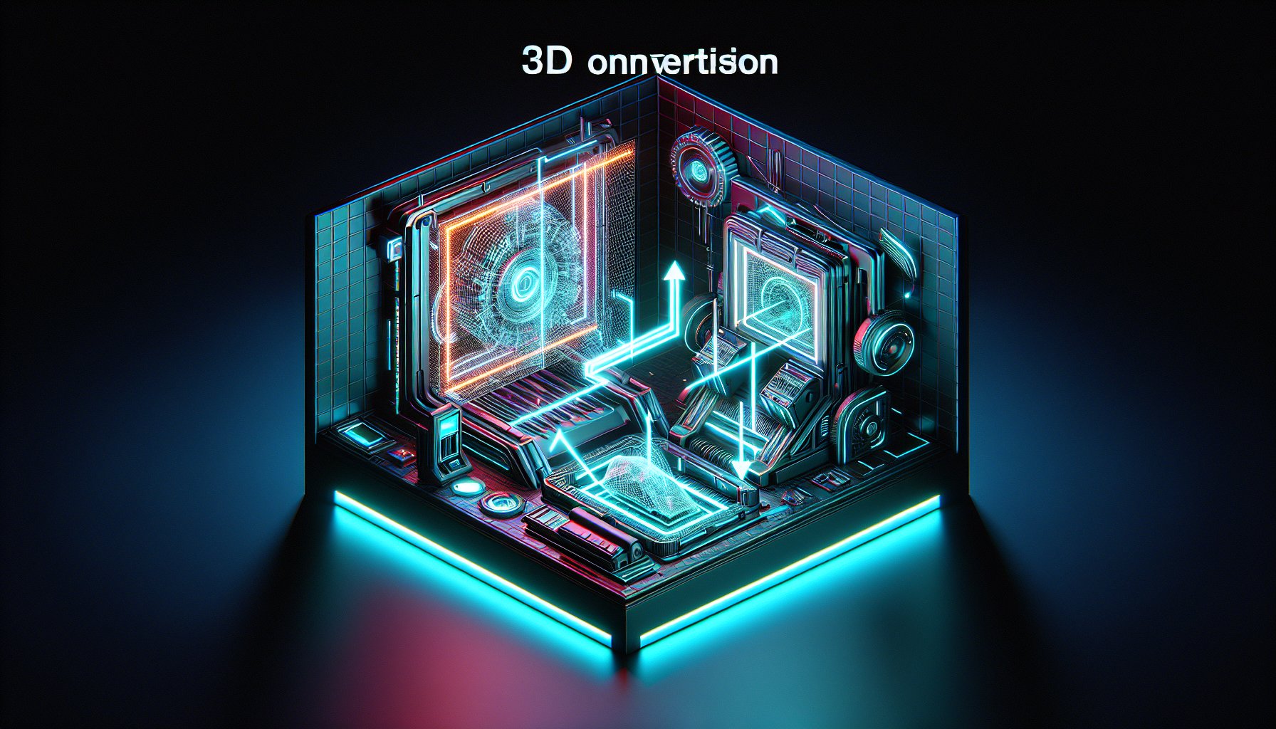 Transforme des maillages colorés en textures détaillées